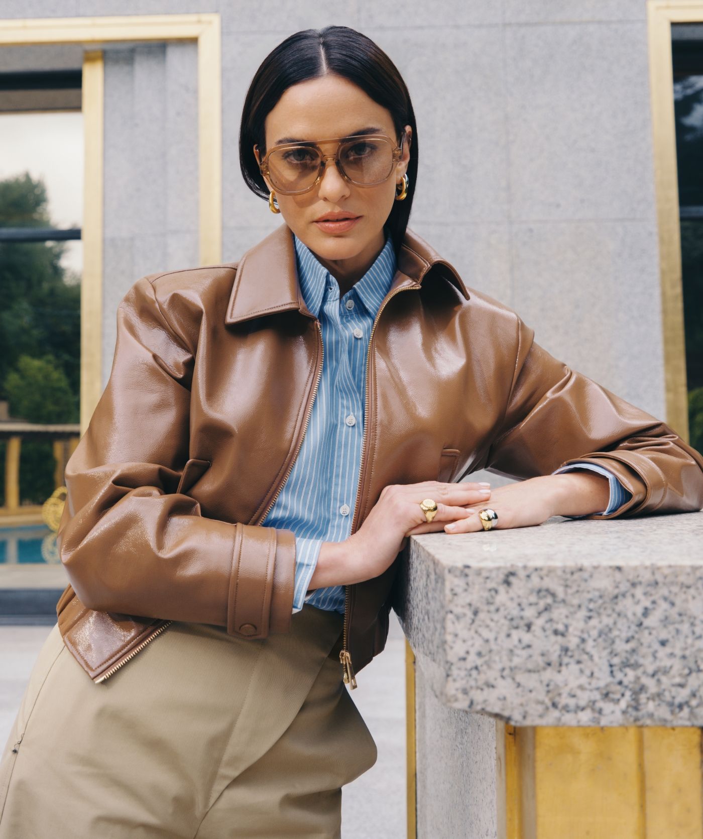 JV-JANNINE zonnebril - khaki