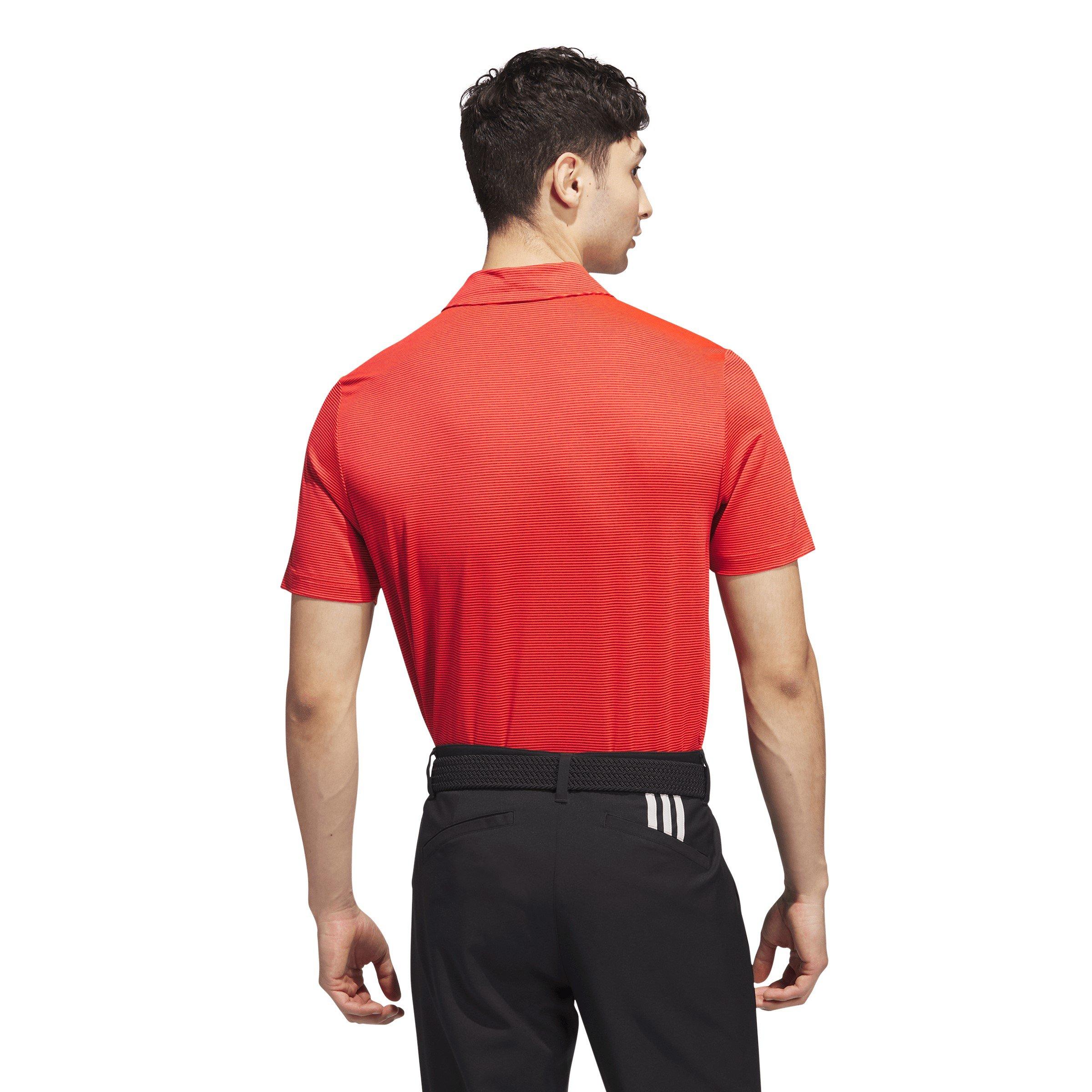 adidas Ottoman Stripe Golf Polo Shirt Mens