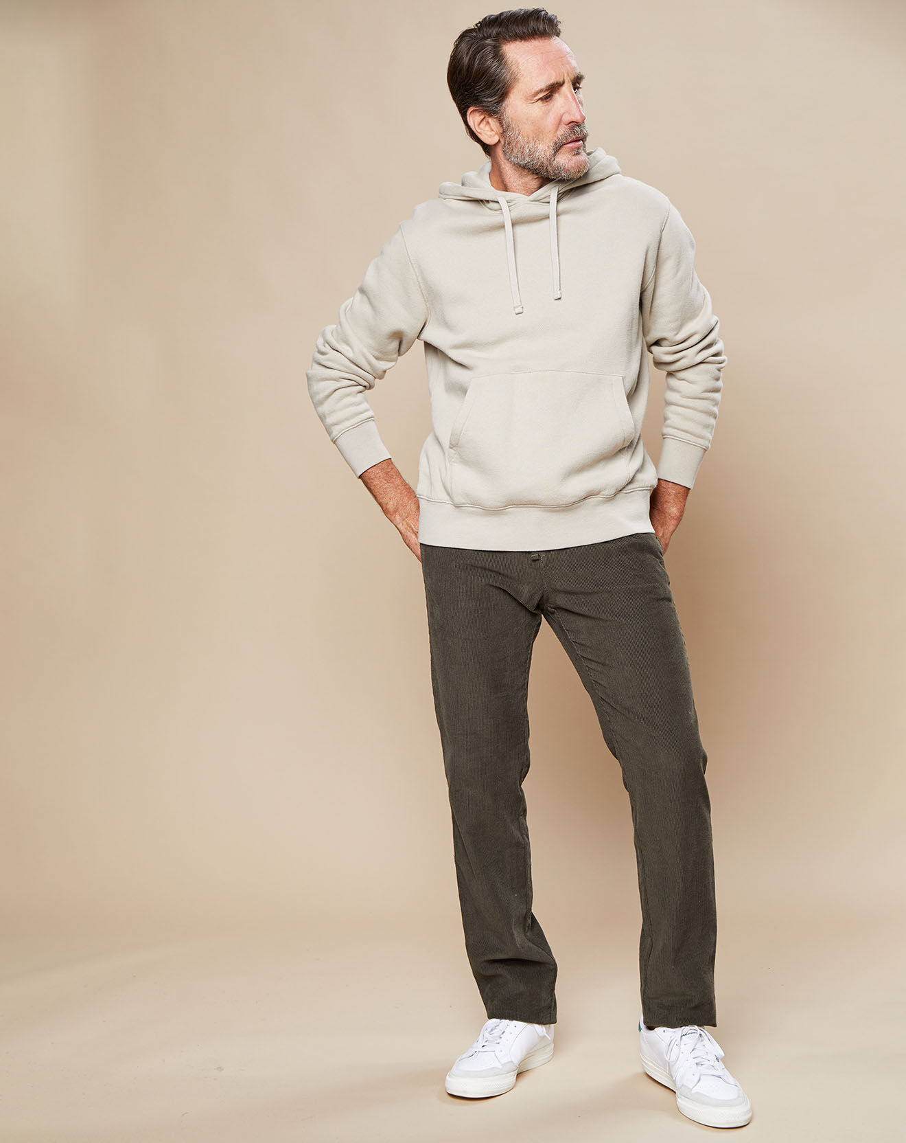 Hartford Sweat à capuche Hoody beige