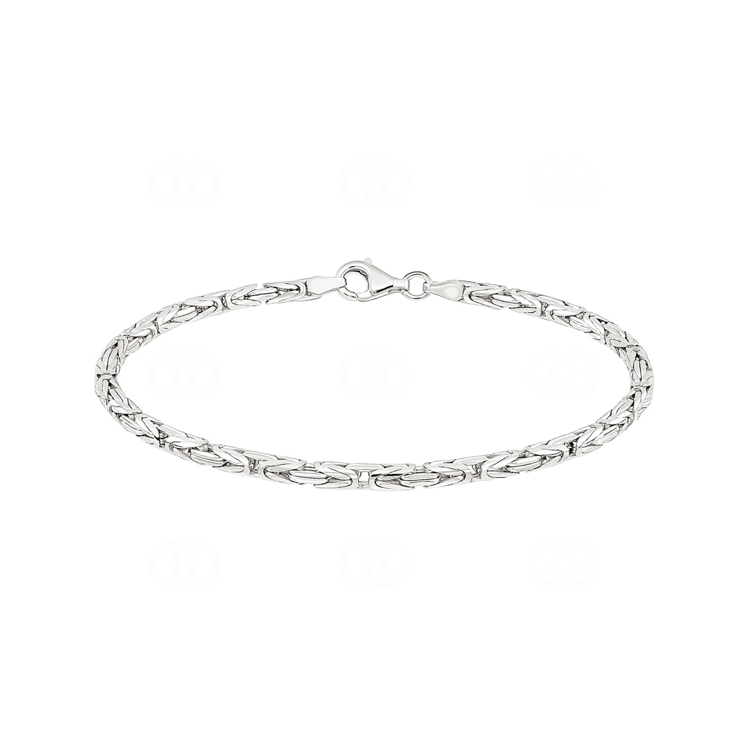 Königsarmband rund 925 Silber 3.0mm