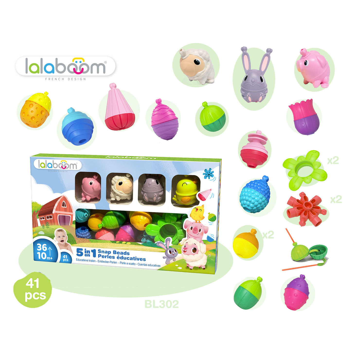 Lalaboom - Boerderijset, 41dlg.