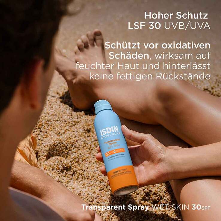 ISDIN Fotoprotector Wet Skin Spray LSF 30, 250 ml