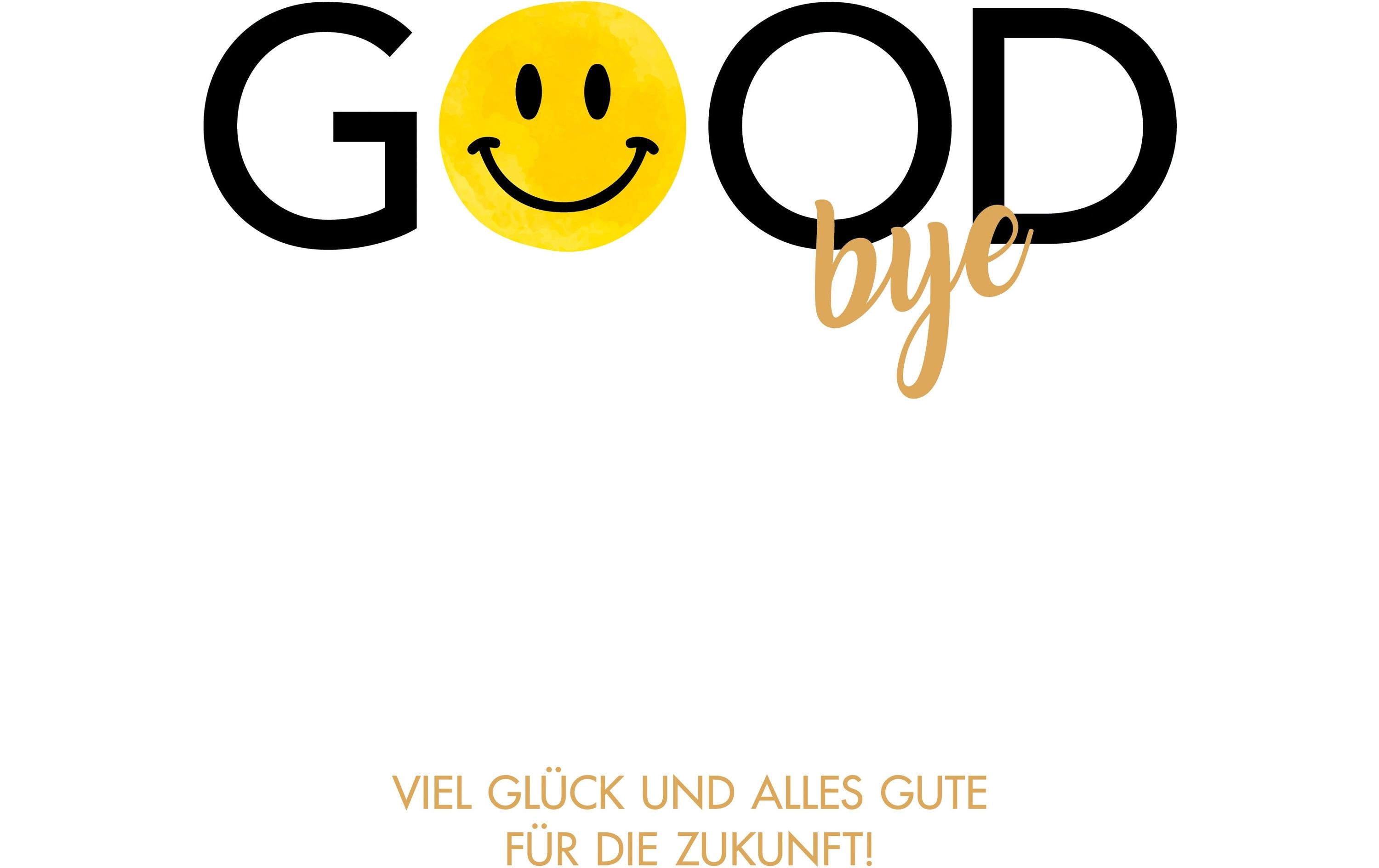 Glückwunschkarte Abschied/Ruhestand A4Glückwunschkarte A4
