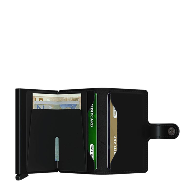 Porte-cartes Miniwallet Matte anti-RFID 10.2 cm Black
