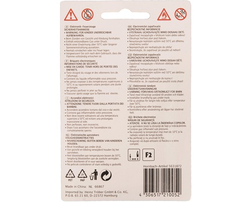 HORNBACH aansteker, 5 stuks