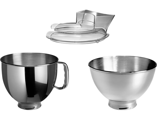 KITCHENAID - Robot culinaire Artisan 4,8L 5KSM175 Rouge + Tranchoir/Râpe OFFERT