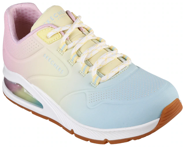 Skechers Sneaker »UNO 2 OMBRE AWAY«  in leuchtender Farbkombi, Freizeitschuh, Halbschuh, Schnürschuh