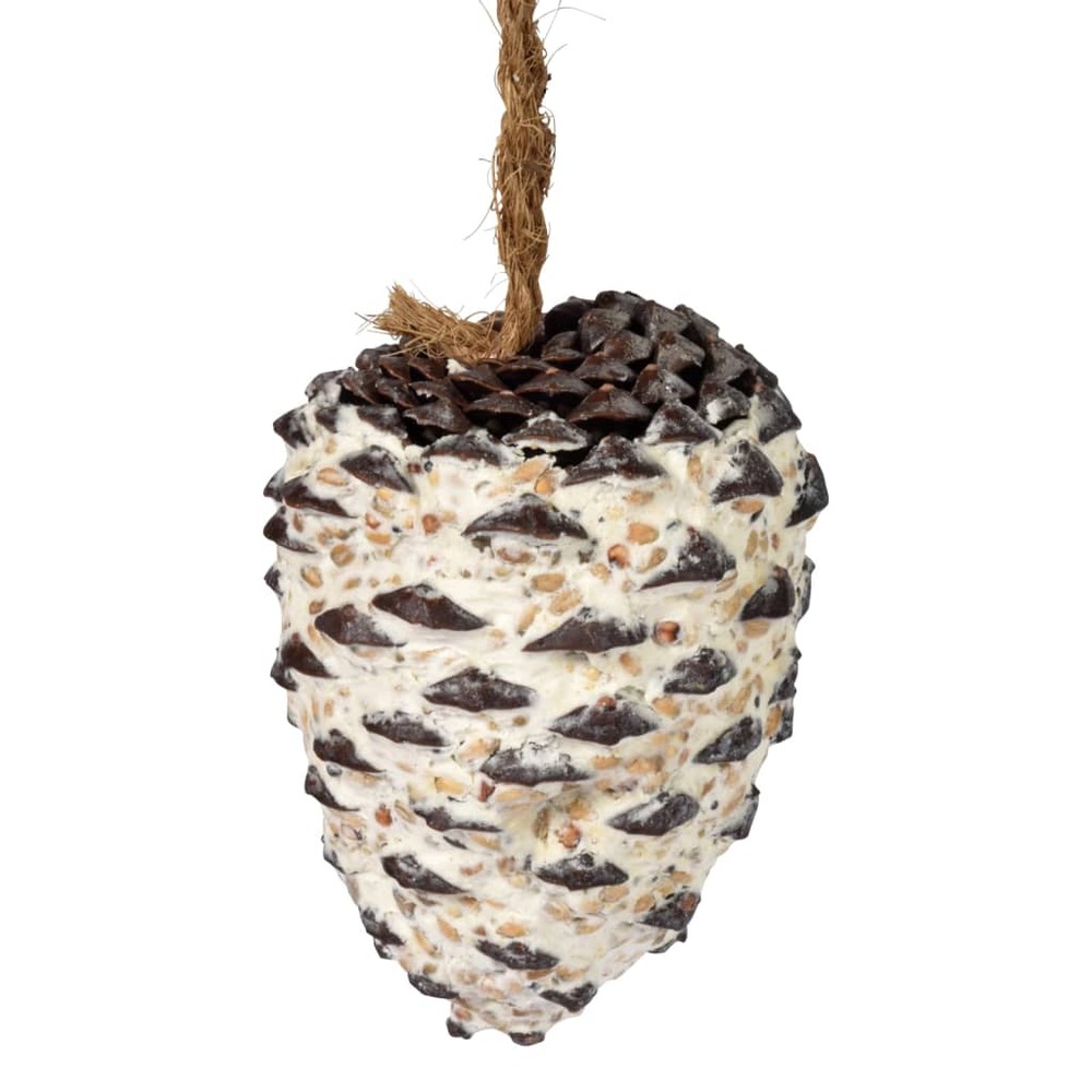 Graines pour oiseaux suspendues cônes de pin 8 pcs