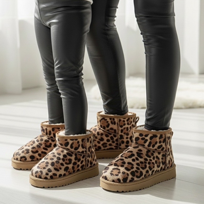 New midi winter boots - Leopard (twinning)