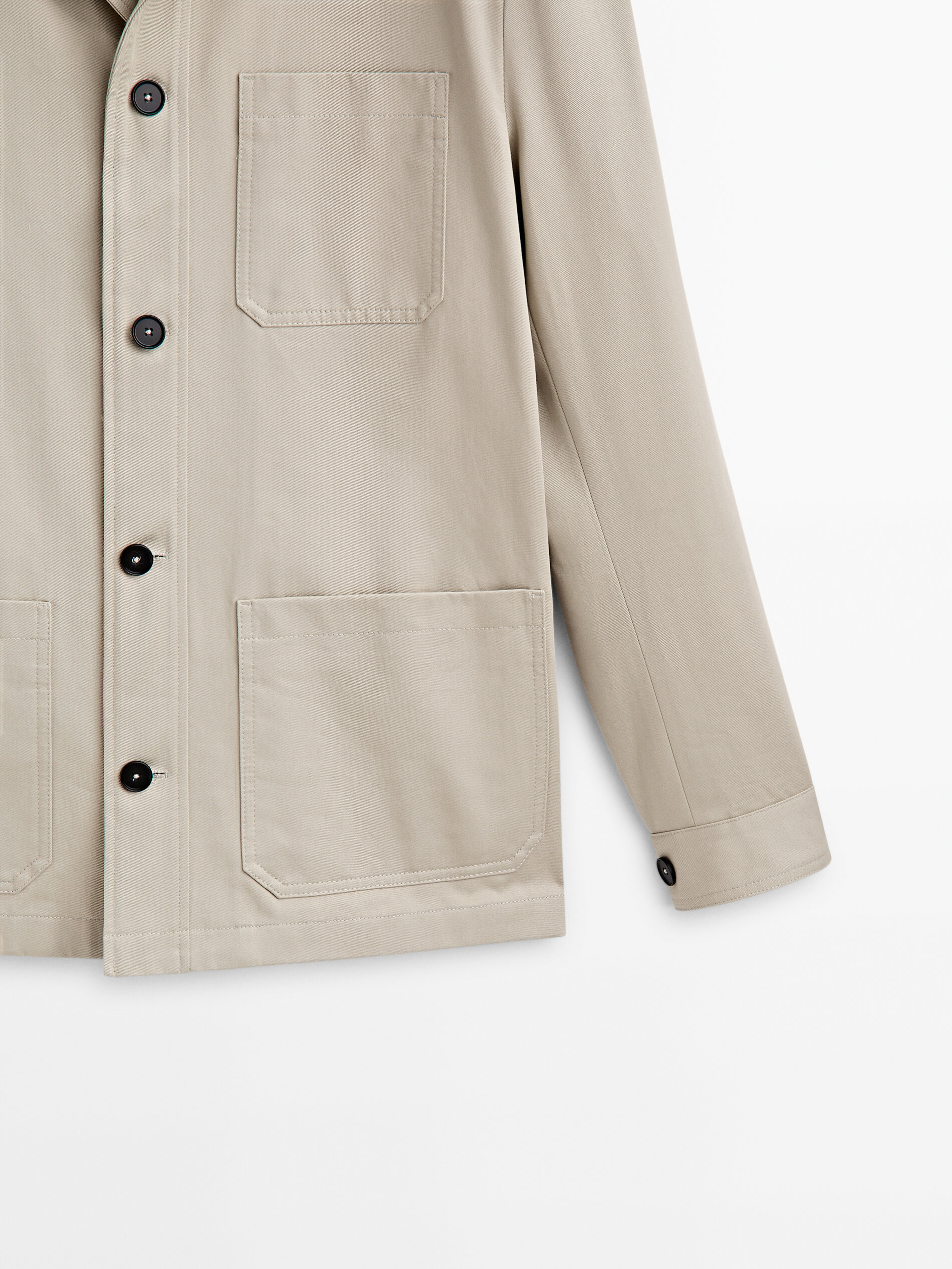 Sobretudo de algodão microtwill - Studio - ARENA