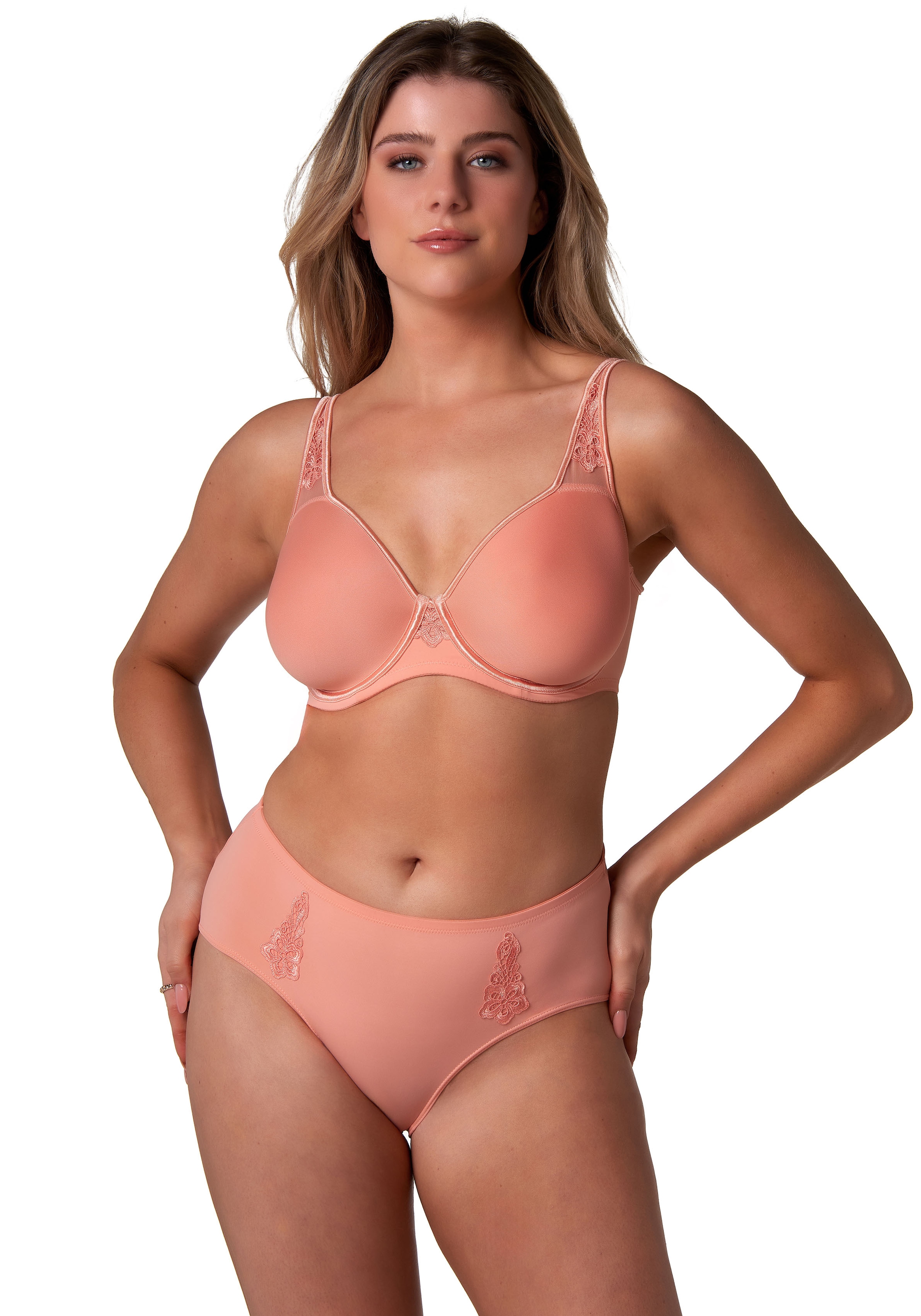Elbrina Slip »Micro/lace«, mit Schleife, mit Stickerei, weich, atmungsaktiv, feminin, elastisch
