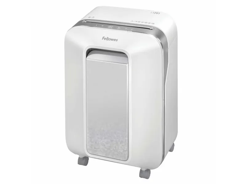 Makulator Fellowes Powershred® LX201 micro-cut 2x12 mm hvid (P-5)