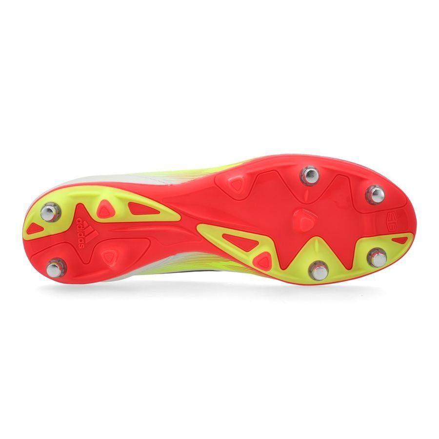 adidas F50 League SG Pure Victory - Blanc/Noir/Jaune