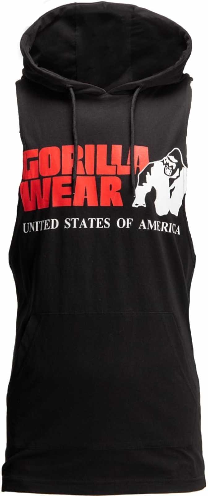 Regata preta com capuz Rogers da Gorilla Wear