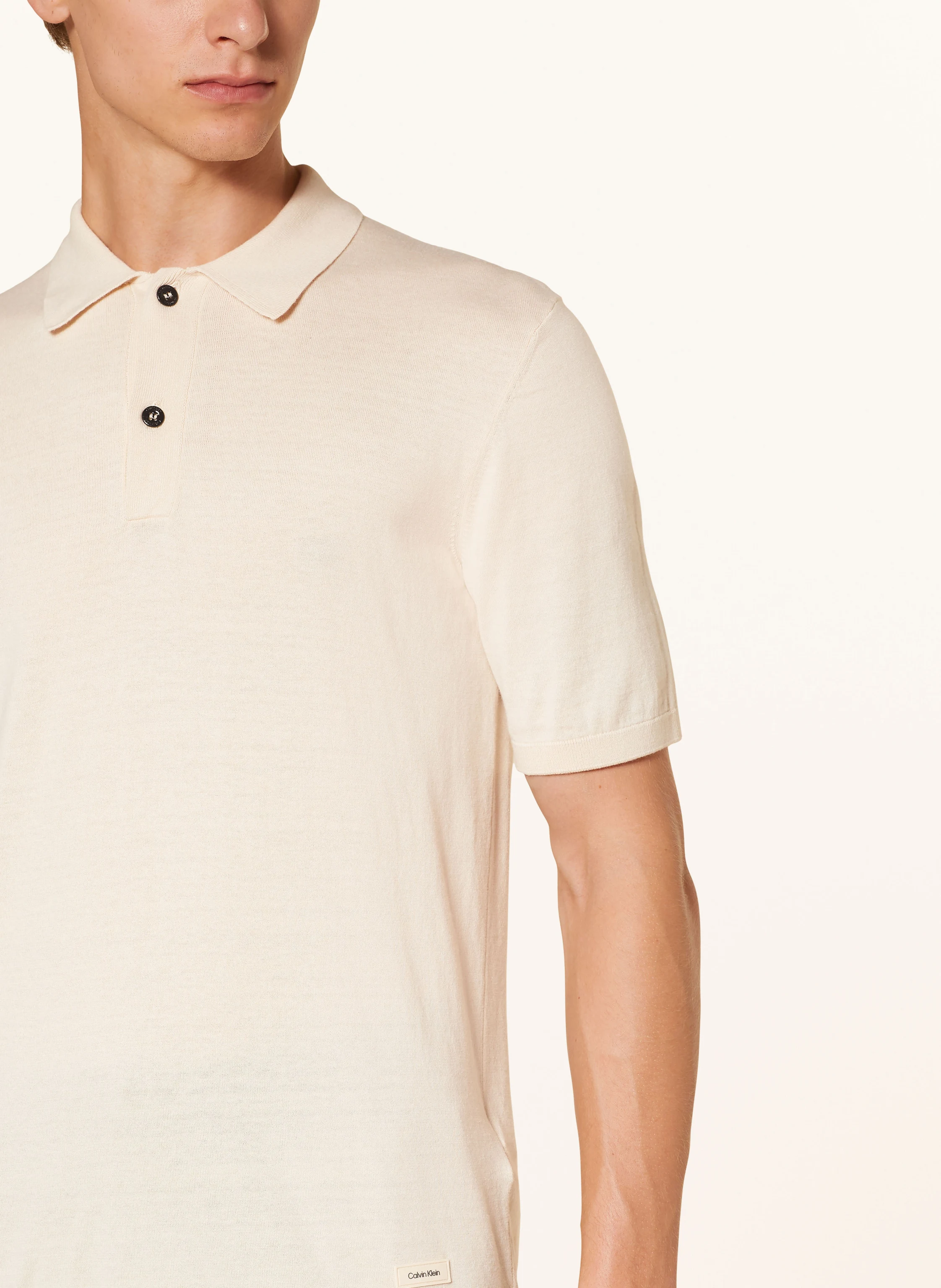 Calvin Klein Strick-Poloshirt