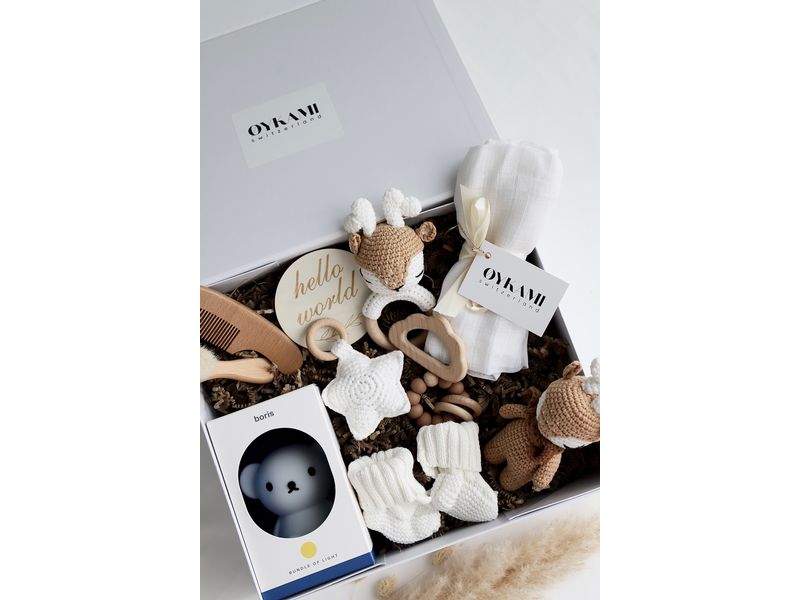 Oykami Geschenkset Toronto mit Nachtlicht Geschenkbox zur Geburt