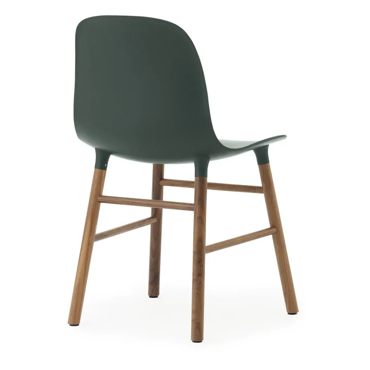 Normann Copenhagen Chaise Form en noyer | Vert