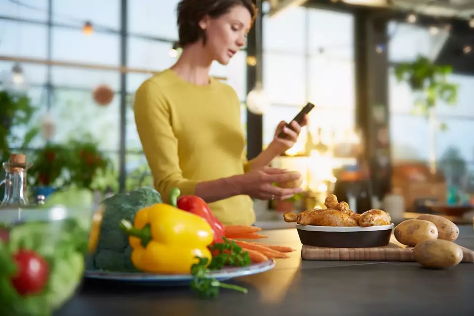 Fritadeira sem óleo Premium XXL com tecnologia de remoção de gordura
