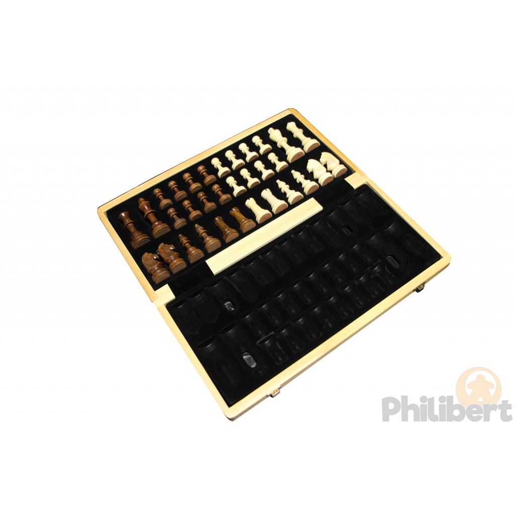 Jeu d'échecs magnétiques pliable 38cm
