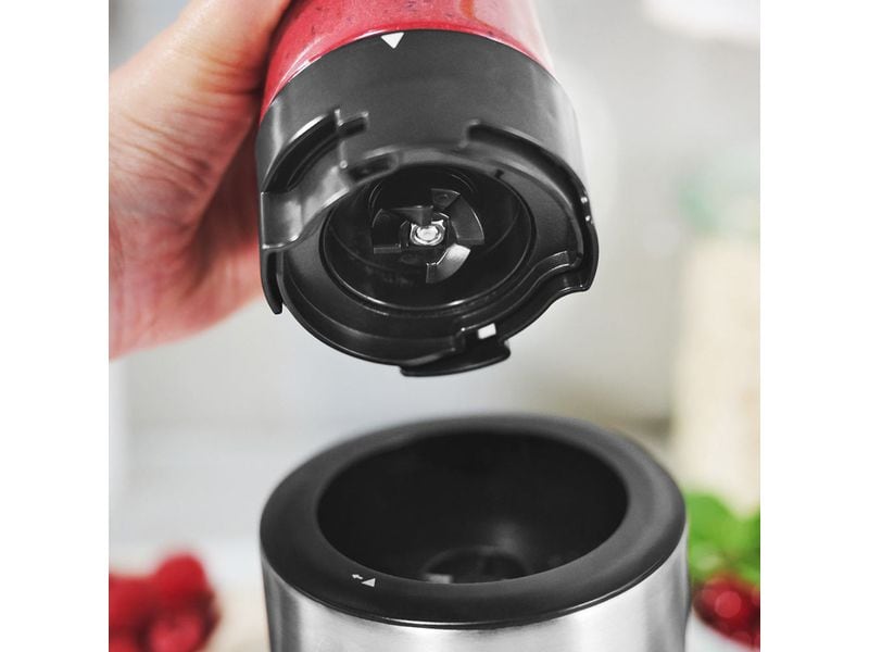 Gastroback Smoothie Maker Mix & Go Schwarz/Silber Smoothie-Bereiter