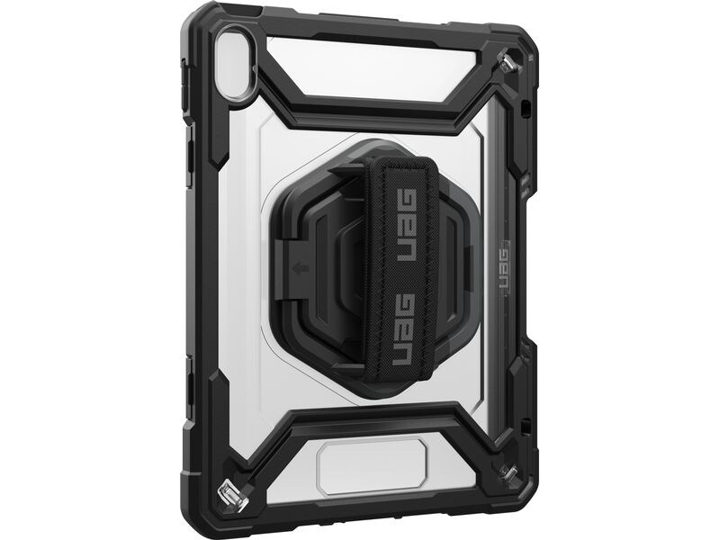 UAG Tablet Back Cover Plasma iPad 10th Gen. Ice/Black Robuste Tablet-Schutzhülle mit Handschlaufe für das Apple iPad 10th Gen.