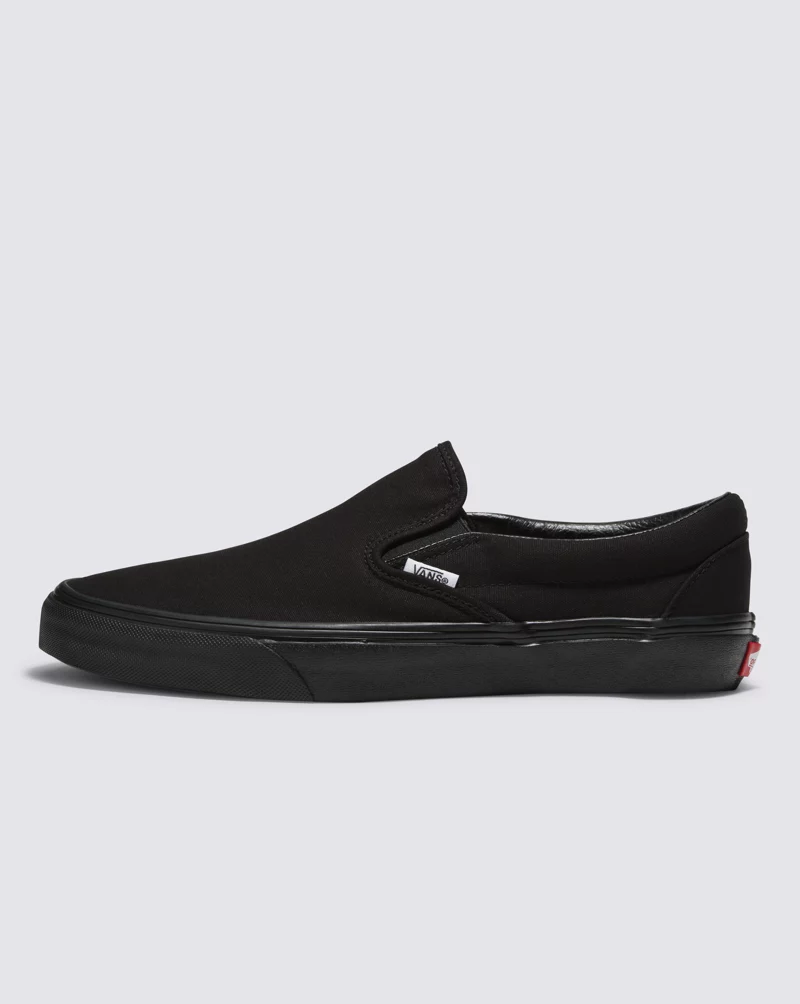 Customs Black Slip-On Wide