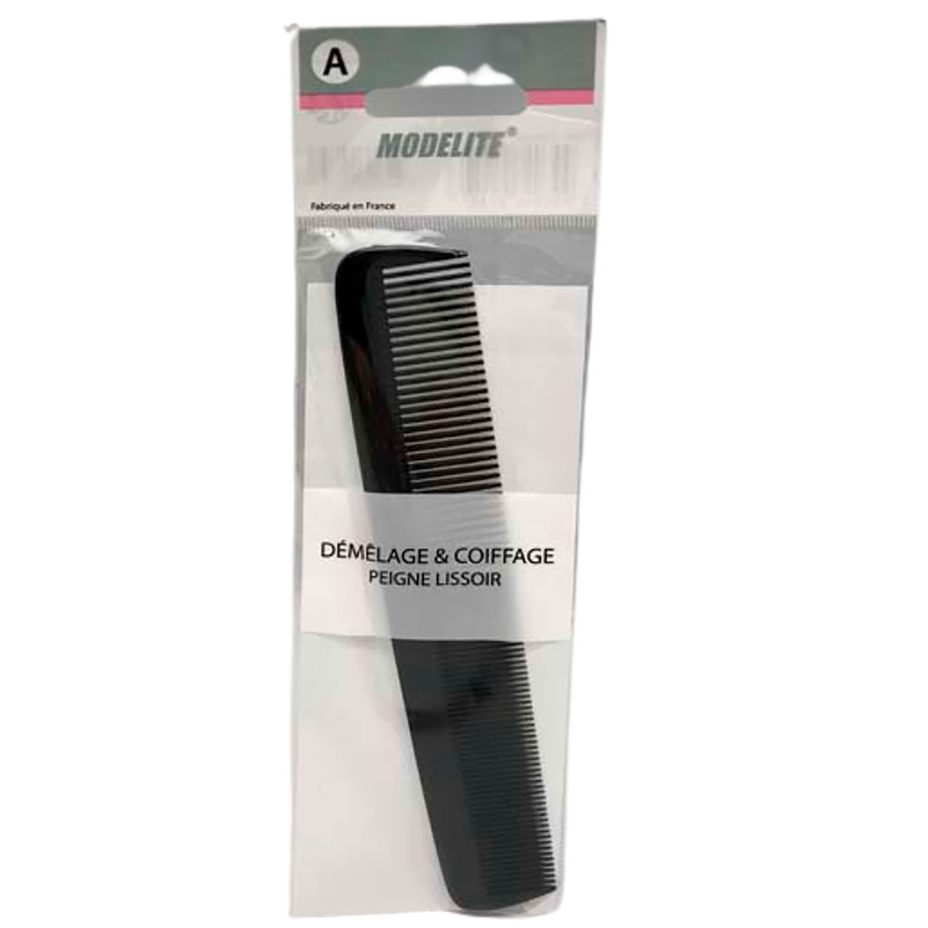 Peigne lissoir en plastique 20.5cm