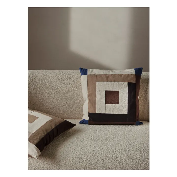 Ferm Living Coussin Border | Marron