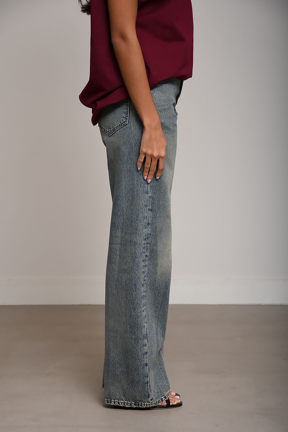 Bonnie denim straight leg jeans