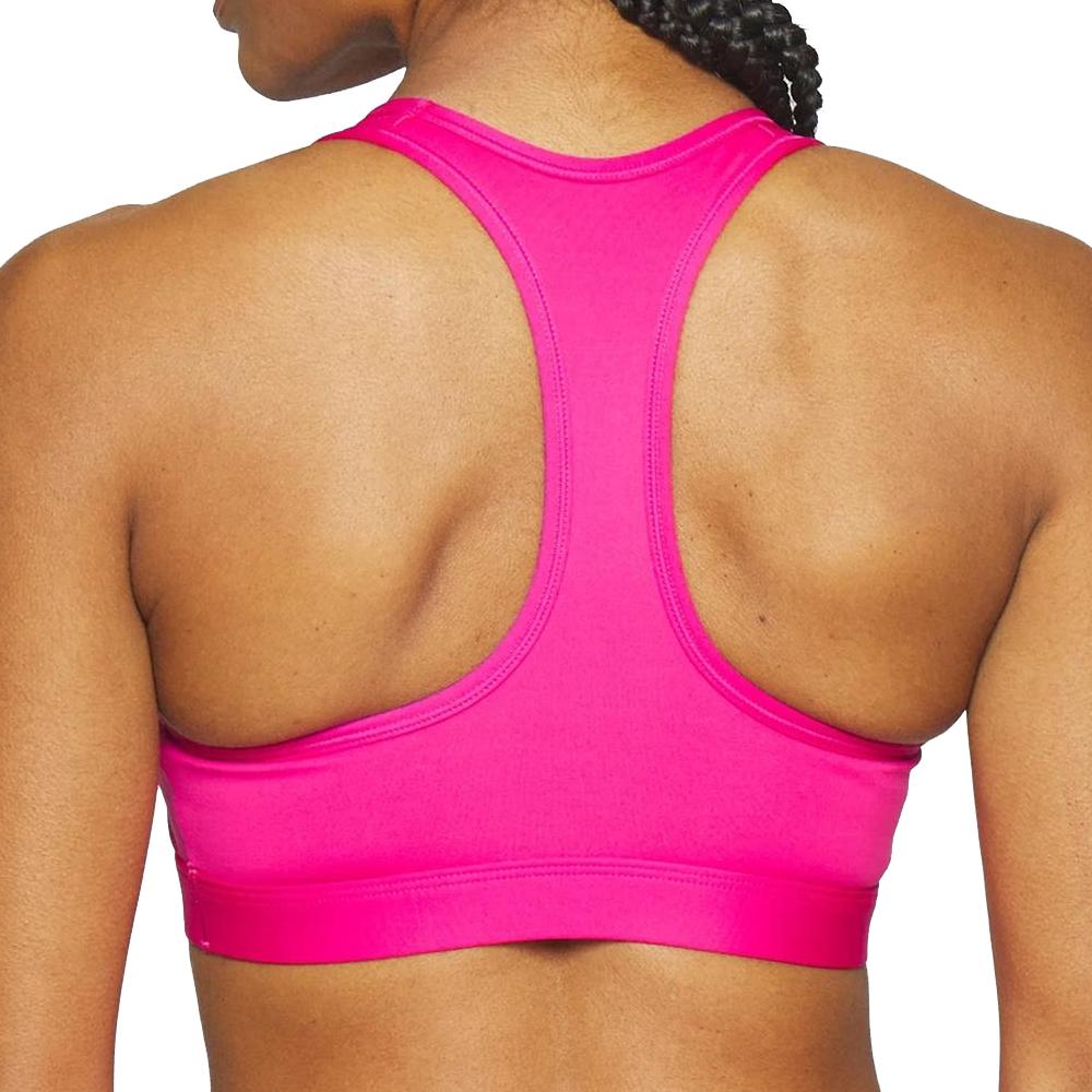 Nike Brassière de Sport Rose Fuschia Femme Nike SWSH MED