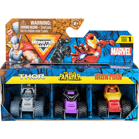 Monster Jam mini 1:87 Marvel monstertrucks