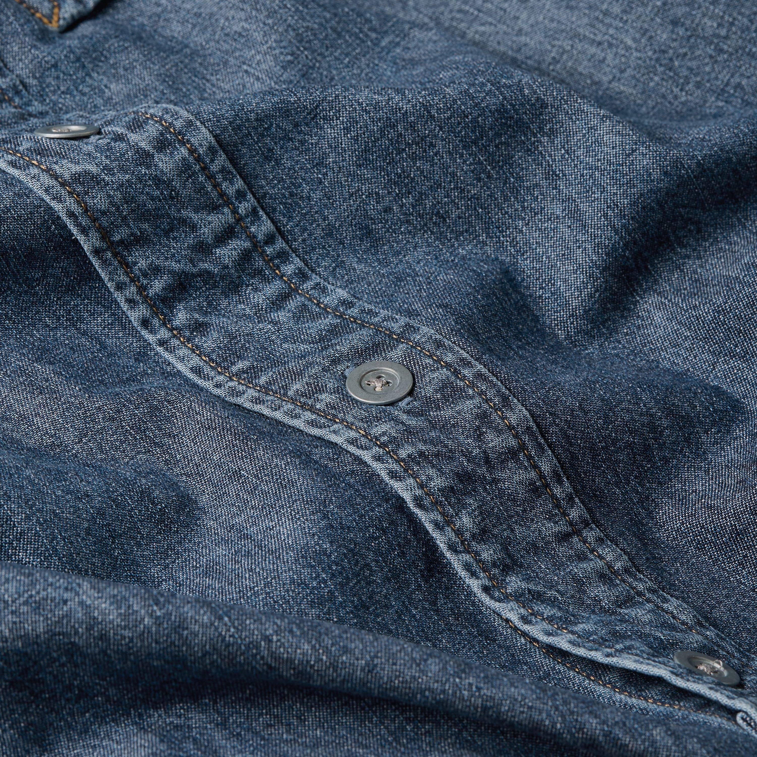 G Star Gstar 1 Pocket Denim Shirt Mens