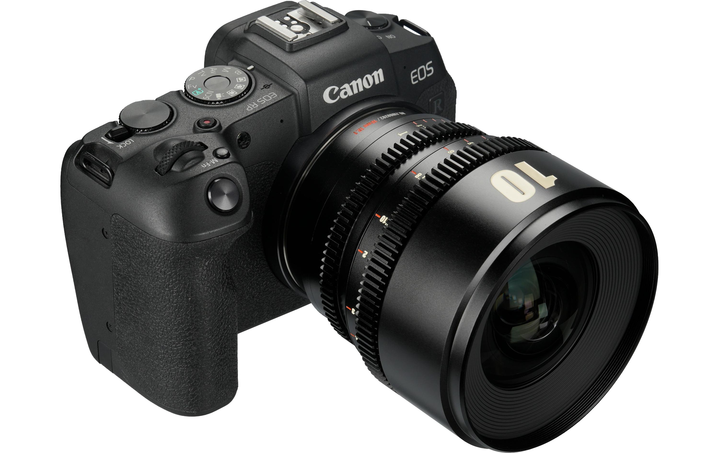 Festbrennweite 10mm T/2.1 – Canon RF<br>Kompaktes, leichtes Objektiv für Kameras mit Super35-Sensoren