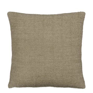 Kussen geweven structuur beige 45 x 45 cm