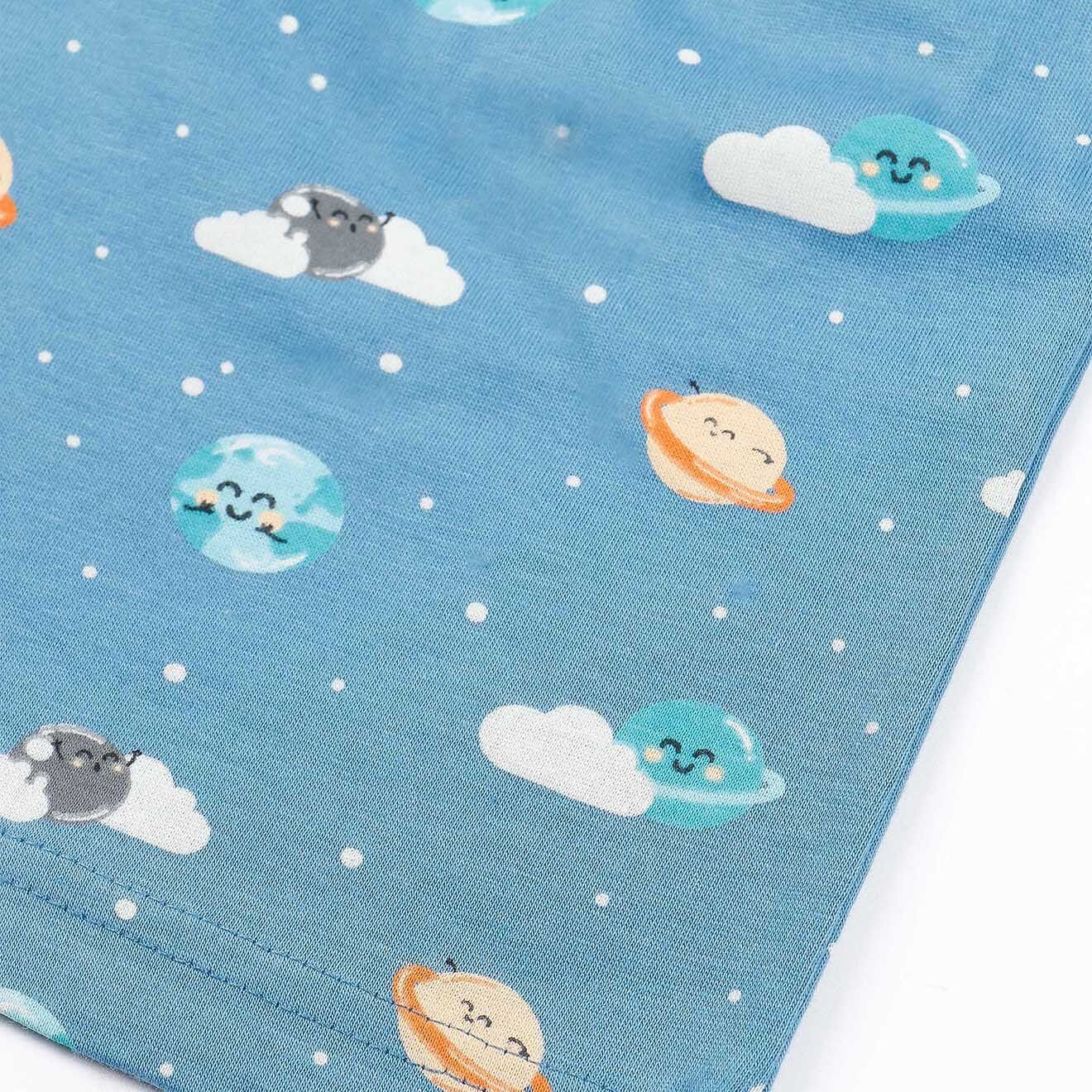 Mr Wonderful Pyjama Boy's explore T-Shirt & Short bleu