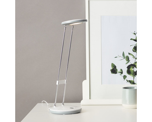LED-kantoorlamp 3,3W 220 lm 3000 KH 23,6 cm Venetië titanium/wit