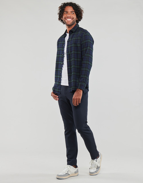 Selected - SLHSLIMOWEN-FLANNEL SHIRT LS NOOS - Marine