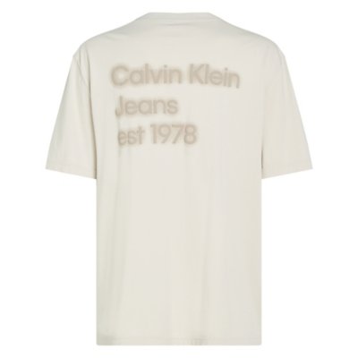 Tee-shirt à manches courtes homme Washed Puff Print CALVIN KLEIN