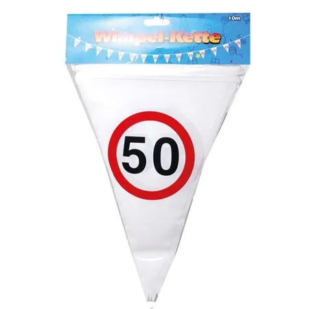 Udo Schmidt Wimpel-Girlande 50, 10m