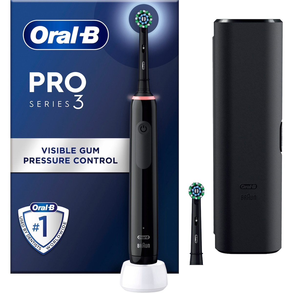 Oral-B Pro 3 elektrisk tannbørste 759912 (sort)
