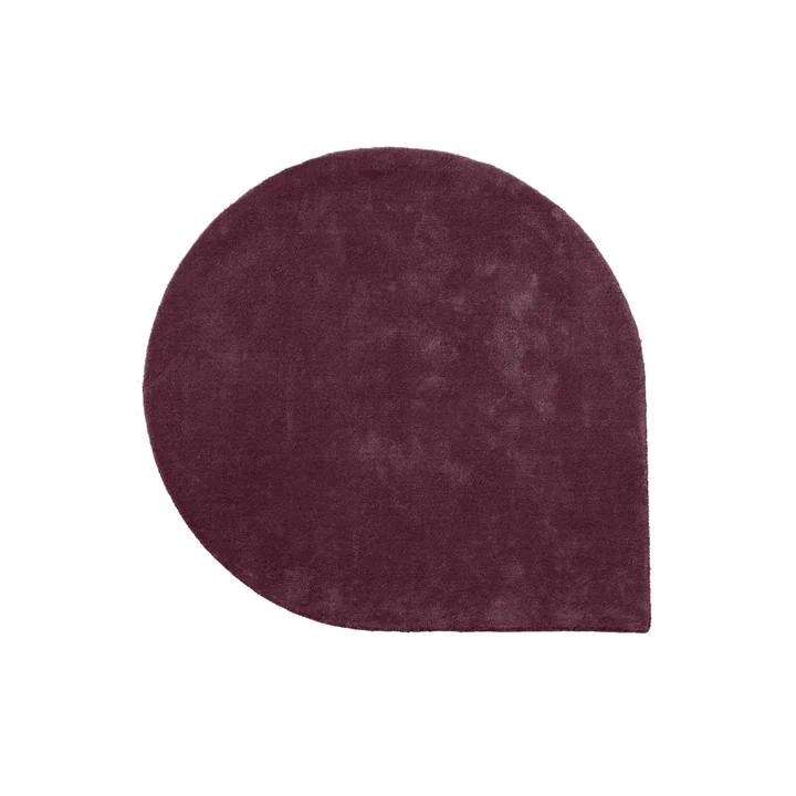 AYTM - Stilla Teppich 130 x 160 cm, bordeaux