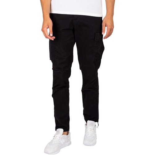 Jack & Jones - Pantalones Cargo Holgados Ace Tucker Negro