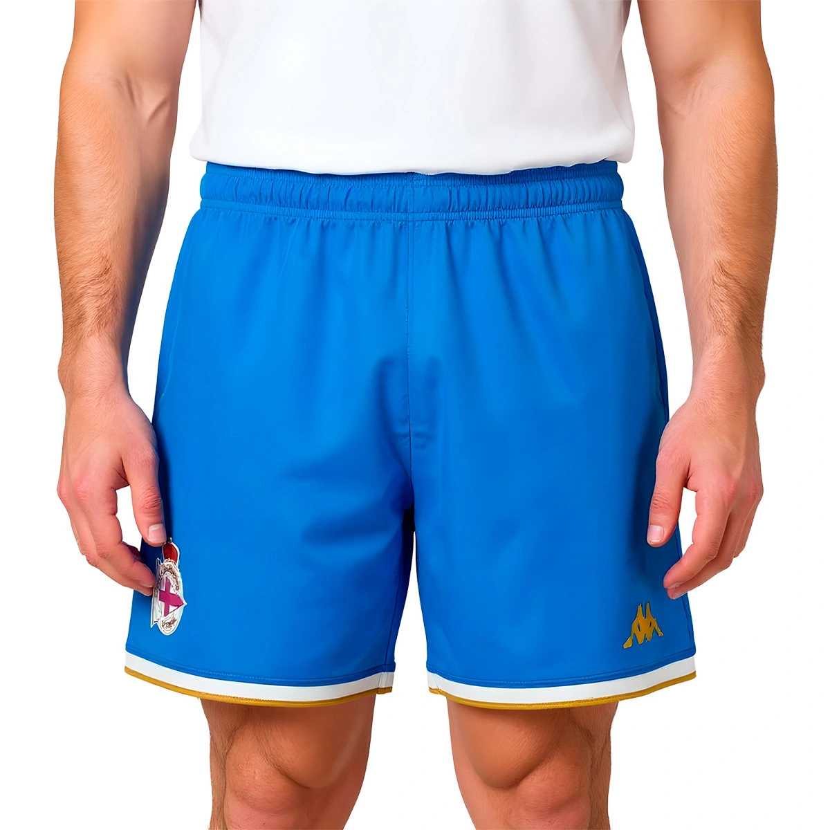 Calções Kappa Deportivo La Coruña Primeiro Equipamento 2025-2026