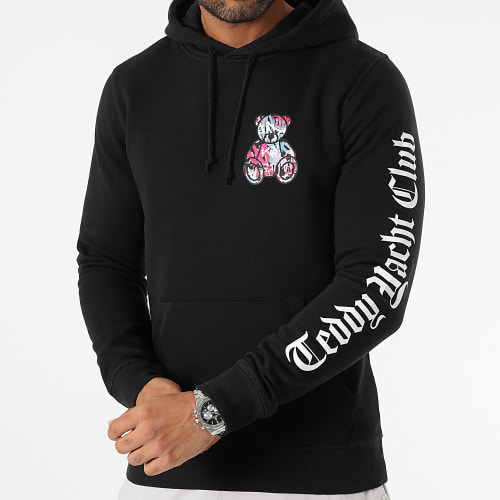 Sweat Capuche Art Series Rose Noir