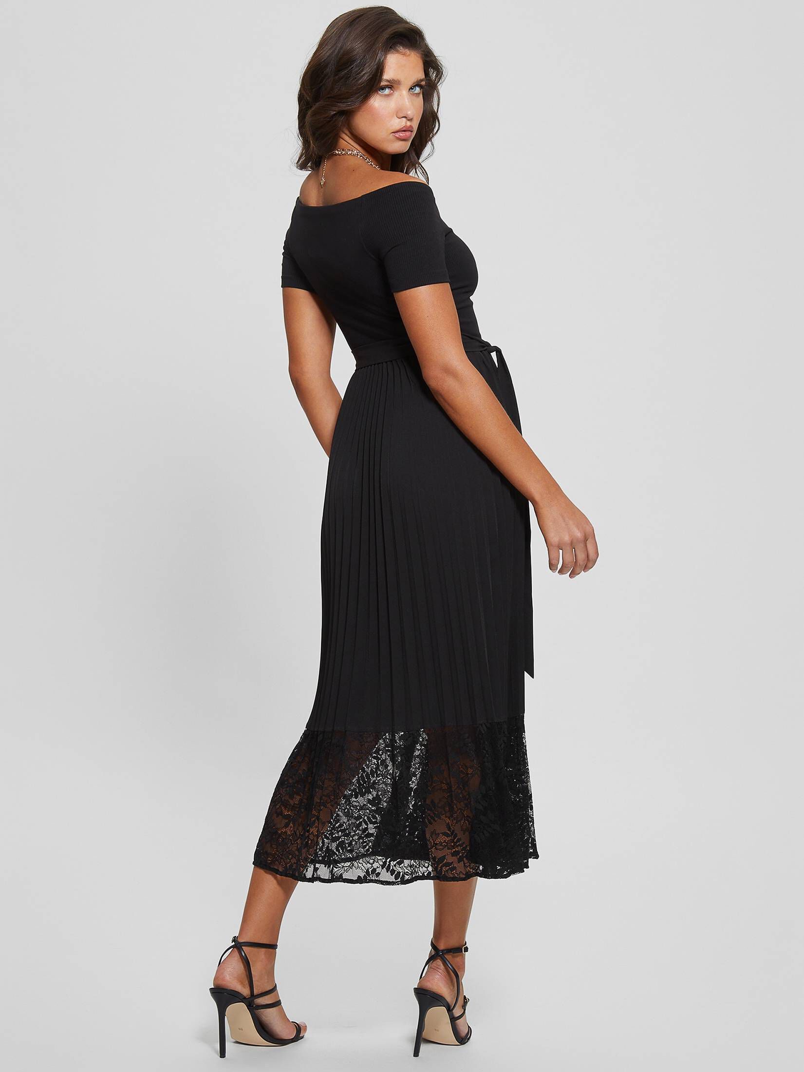 Guess| Damen Kleid OFF SHOULDER TIANA DRESS