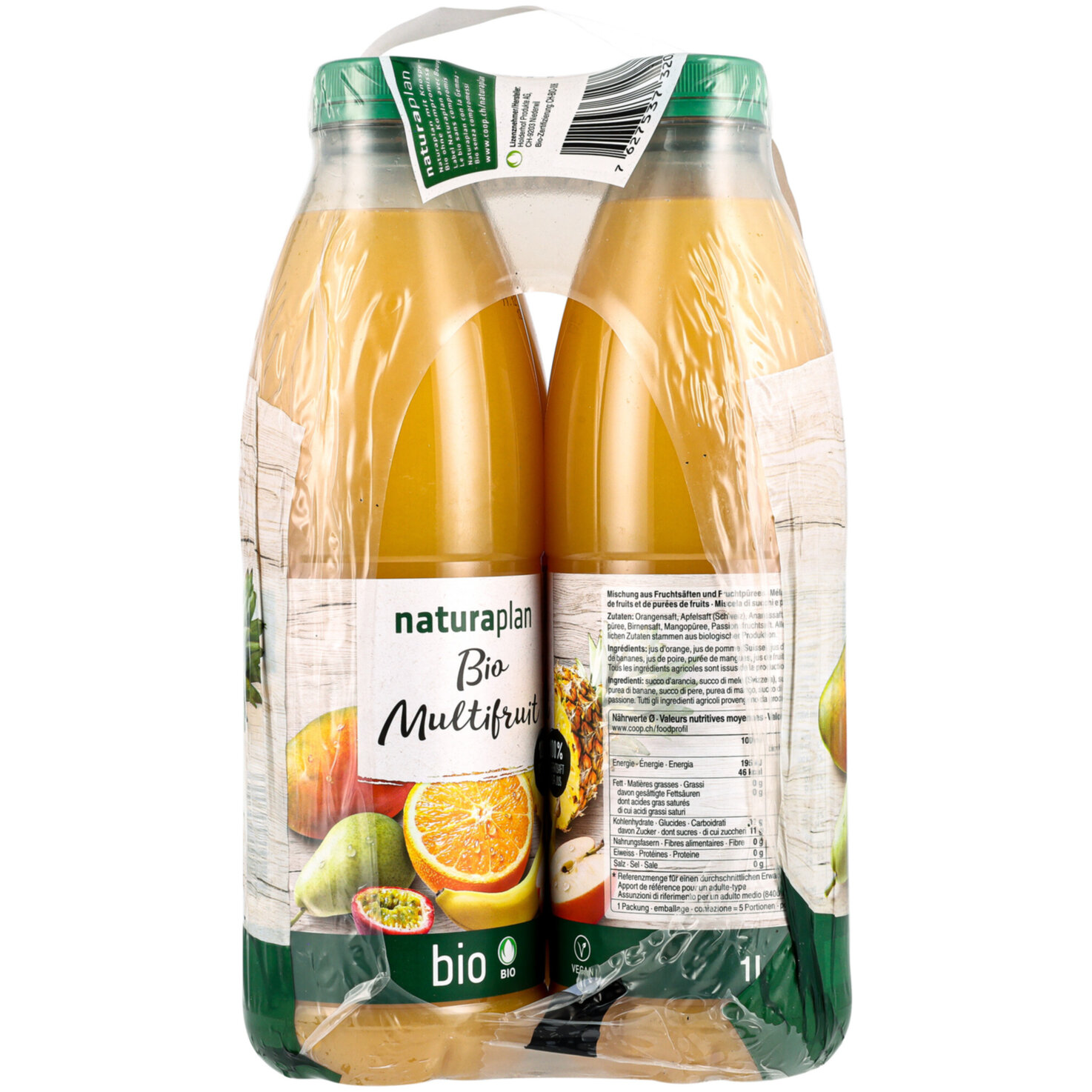 Naturaplan Bio Multifruchtsaft 4x1l