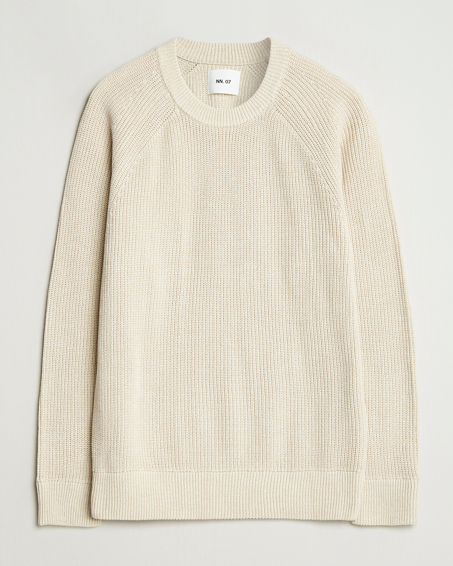 NN07 Jacobo Cotton Knitted Sweater Ivory