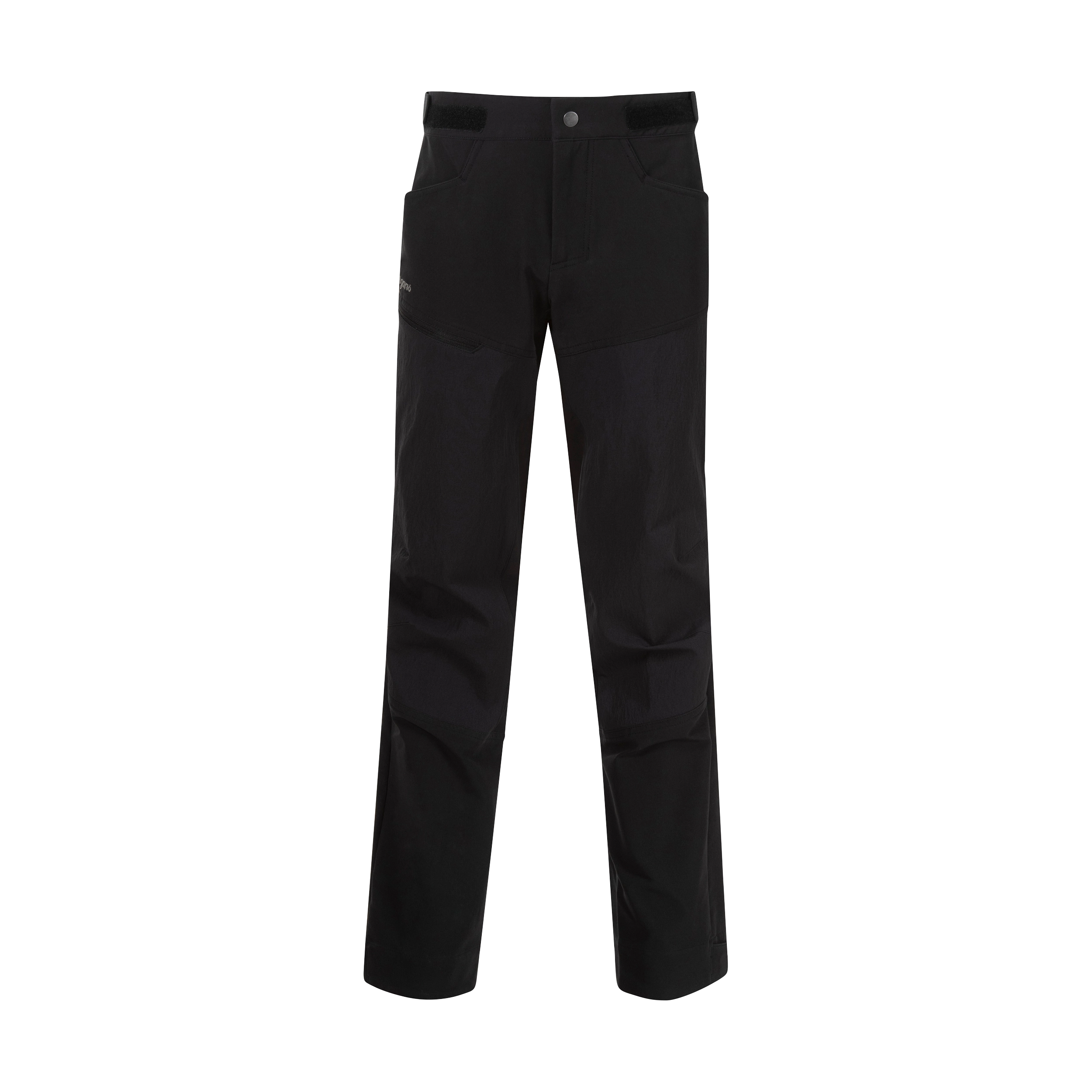 Junior Softshell Hiking Pants Black