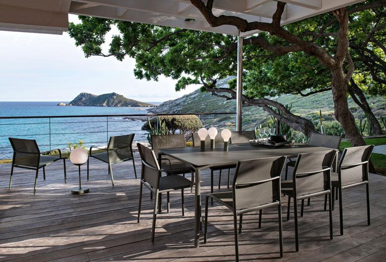 Fermob Calvi tuintafel 160x80 Nutmeg