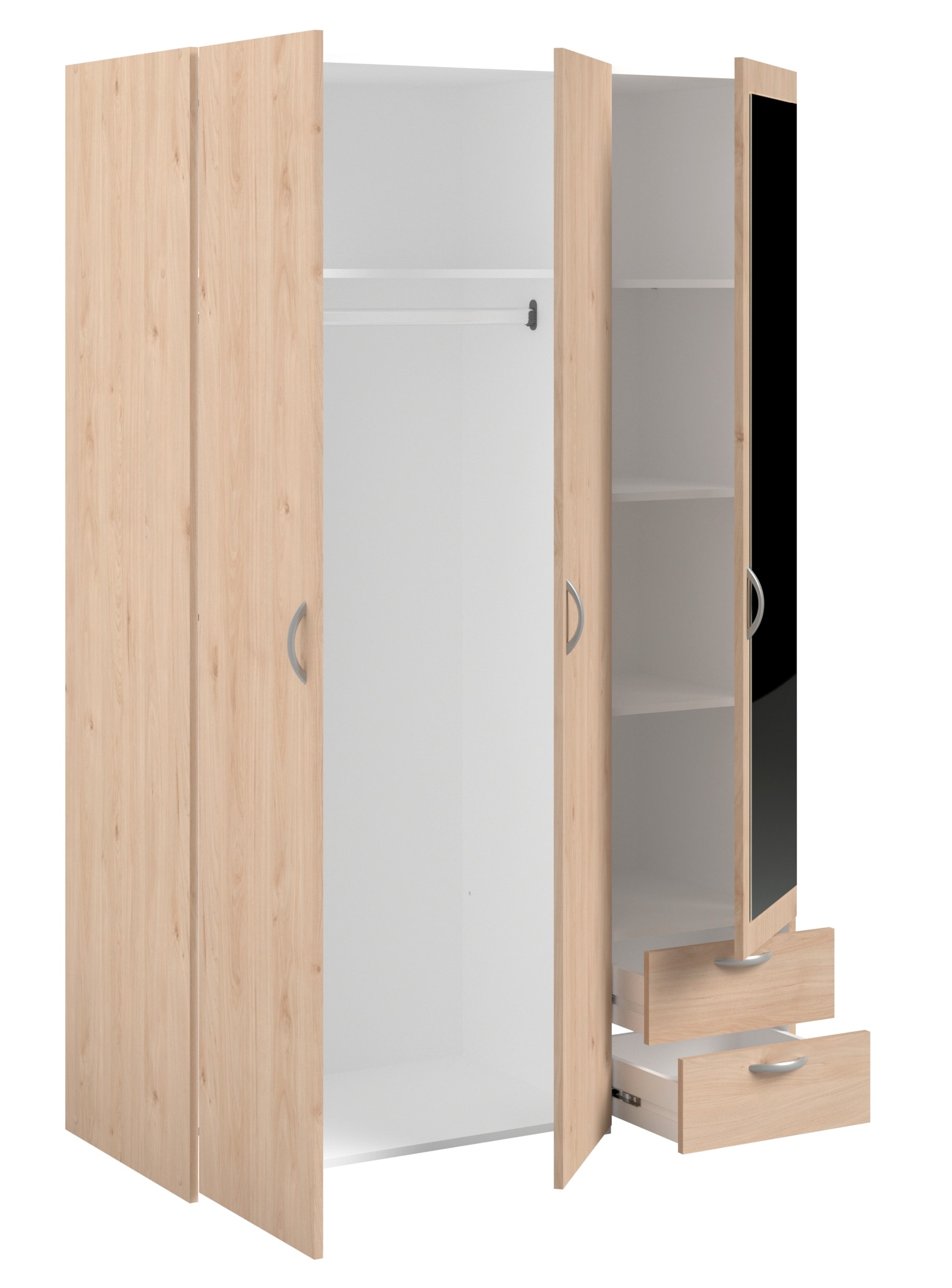 Parisot Kinder-Drehtürenschrank DAILY 14 braun